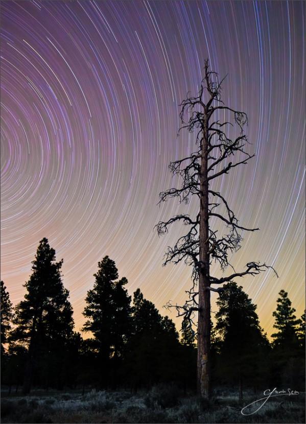 140 Minutes of Night - Near Grand Canyon NP, 2011.