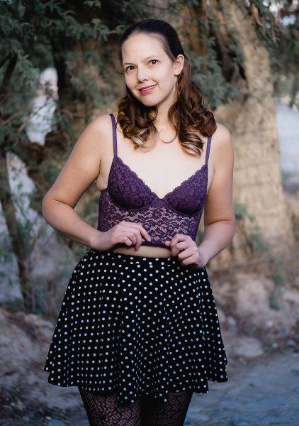 cute bustier photo session with muse Lightroom presets
